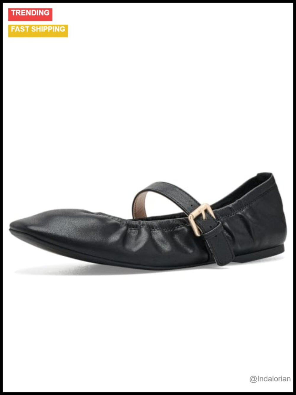 Mary Jane Ballet Flat PU Mary Jane Pull-On Comfort Casual Daily Wear